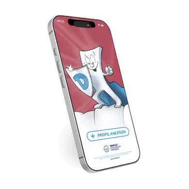Titelbild von der Wrigley-Dental APP